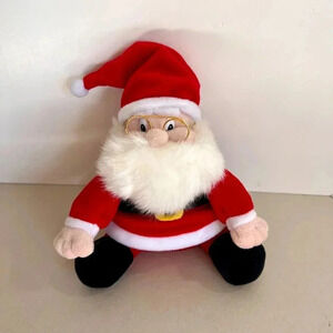 Vintage Kids of America Plush Santa Toy,‎ Red, One size